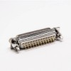 D SUB 25 Pin Connector Female 180 Degree Through Hole for PCB Mount Staking Type