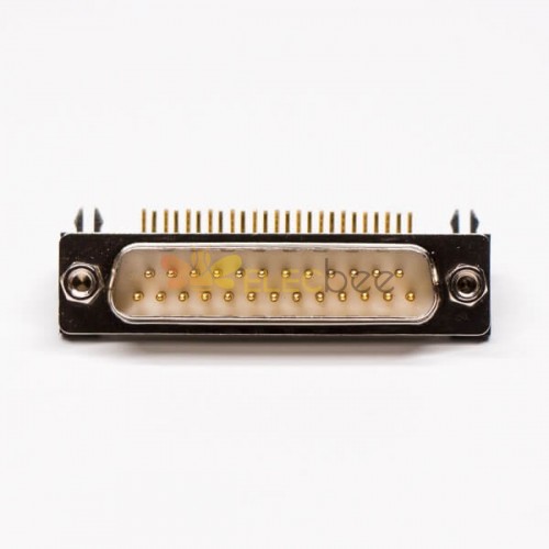 Connecteur mâle DB 25 broches harpon à angle droit pour montage sur circuit imprimé 20 pièces