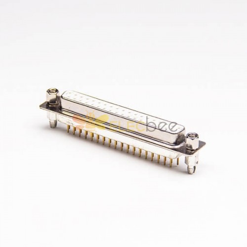 Conector D SUB de alta qualidade fêmea tipo estaca através do orifício para montagem de PCB 20 peças