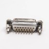 Machined D SUB 15 Pin Straight Connector Through Hole for PCB Mount 20pcs