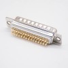 Machined D Sub 44 Male Three Rows Straight Solder Cup D Sub Connector