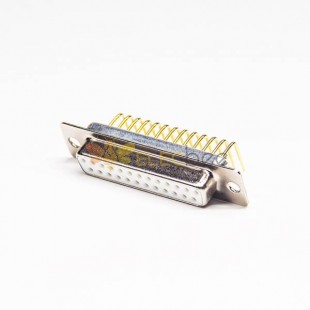 Tipo di picchettamento del connettore D sub femmina a 25 pin con pin lavorato per montaggio su PCB 20 pezzi