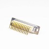 Machined Pin 25 Pin Female D sub Connector Staking Type for PCB Mount