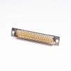 Male 37 Pin D SUB Connector Machined 180 Degree Solder Type for Coaxial Cable