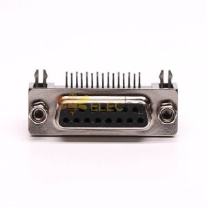 15 Pin D Sub Female Connector Right Angle Staking Type for PCB Mount 20pcs