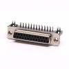 25 Pin D Sub Female Cconnector RA Solder Type for PCB with Stamped Pin 20pcs