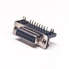2pcs D-SUB 25 Pin Female Right Angle Though Hole Connector 8.08