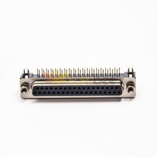 Connettore femmina D SUB a 37 pin ad angolo retto con foro passante di 90 gradi per montaggio su circuito stampato 20 pezzi
