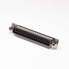 Kablo için 37 pin D alt Standart Tip Çinko Alaşım D-sub 37 Pin Erkek Siyah İzolatör Lehim Tipi