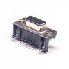 3pcs DB9 Female Right Angle Though Hole Connector