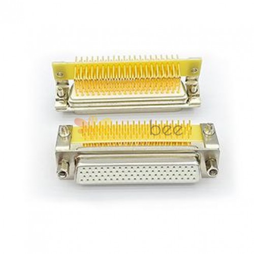 78 Pin D konnektör Dişi Dik Açılı Pcb Soket İşlenmiş Pin Konnektörü Tedarikçiler