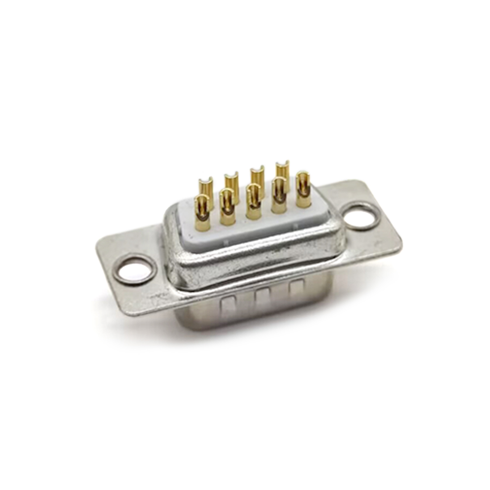 Connettore Sub D a 9 pin Connettore maschio standard stampato a due file a saldare dritto
