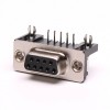 9 Pin D Sub Female Connector Right Angle Staking Type for PCB Mount