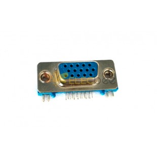 D SUB 15Pin Connector Female Socket HDR Slim 1.0mm 3 Rows 