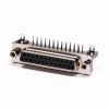 D Sub 25 Pin Female Connector Right Angle Solder Type for PCB Mount