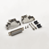 D-sub 25Pin Female Connector with shell 45° Solder Cup Metal Shell 2 Rows solid pin 10A 20A 30A 40A