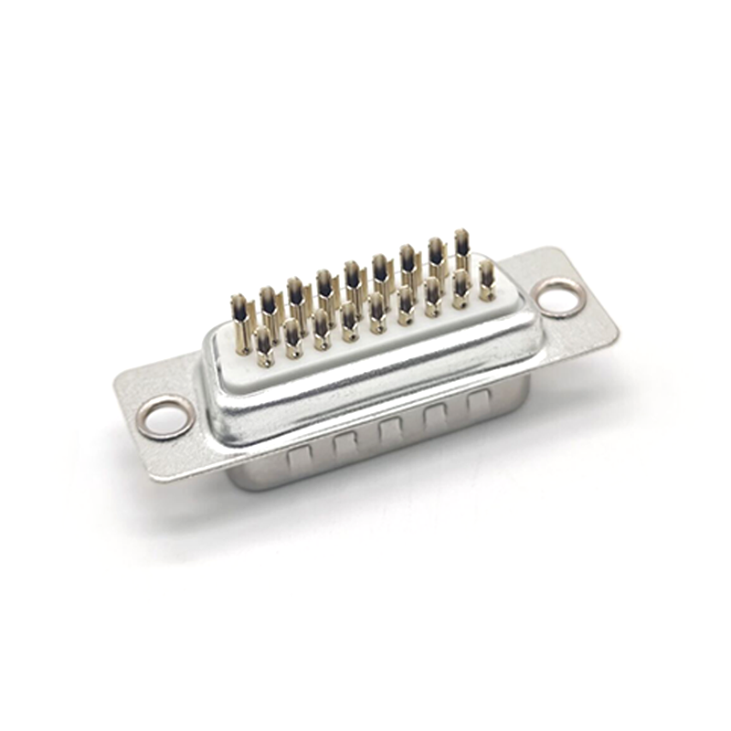 D Sub 26 Pin Standard Male Stamped Three Rows Straight Solder Cup DB Interface