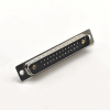 D-sub 27W2 Male Connector with shell 45° Solder Cup Metal Shell 2 Rows solid pin 10A 20A 30A 40A