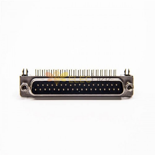 Connettore D SUB a 37 pin Maschio ad angolo retto 90 gradi Foro passante per montaggio su PCB 20 pezzi