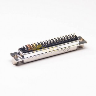 37 pin D-sub连接器 母座前铆焊线 20pcs