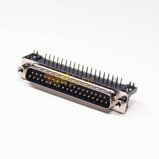 D sub 37 pin male connector R/A PCB Mounting 37 Way