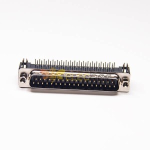 D sub 37 pin male connector R/A PCB Mounting 37 Way 20pcs