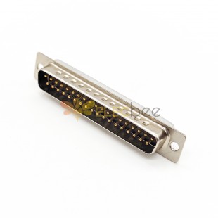 D alt 37 pin erkek konektörü Standart Tip Çinko AlaşımD-sub 37 Pin Erkek SolDer Tipi Kablo