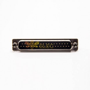 Connettore maschio D SUB a 37 pin con foro passante per montaggio su circuito stampato Tipo di picchettamento 180 gradi 20 pezzi