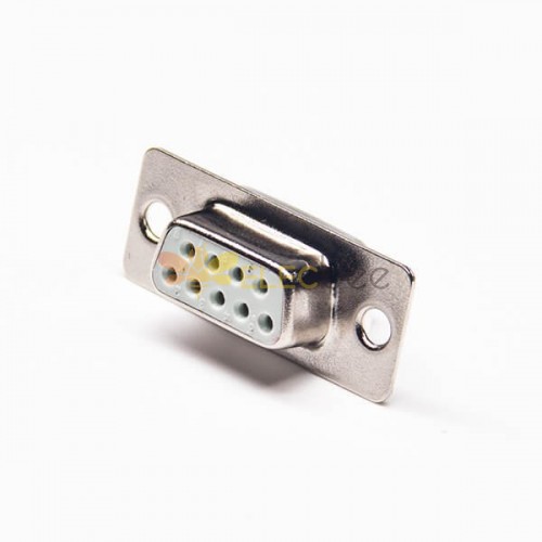 D sub 9 kablo Standart Tip Çinko Alaşım D-sub 9 Pin Erkek Beyaz İzolatör Lehim Tipi Kablo için 30 adet
