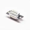 D sub 9 cable Standard Type Zinc Alloy D-sub 9 Pin Male White Insulator Solder Type for Cable 30pcs