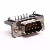 D Sub 9 Male Connector Right Angle Through Hole for PCB Mount 20pcs