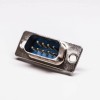 D sub 9 Pin Male Connector Straight Blue Stamped pin Cable Connector