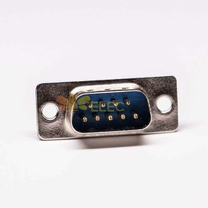 D-sub 9-контактный штекерный разъем, прямой синий штампованный контактный кабельный разъем 20 шт.