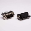 d sub 9 pin right angle Standard Male for PCB with Stamped Pin