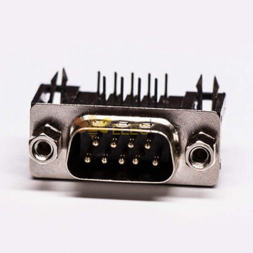 d sub 9 pin right angle Standard Male for PCB with Stamped Pin 20pcs