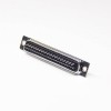 D суб разъем 37 контактный стандартный тип цинковый сплав D-суб 37 Pin женский черный изолятор Стель Тип для кабеля