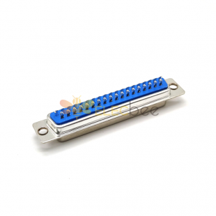 D Unterstecker 37-polig Standard-Typ Zinklegierung D-Sub 37 Pin Buchse Schwarz Isolator Löten Typ für Kabel