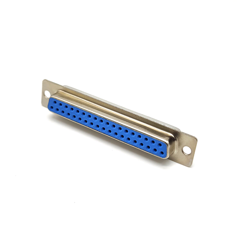 D Unterstecker 37-polig Standard-Typ Zinklegierung D-Sub 37 Pin Buchse Schwarz Isolator Löten Typ für Kabel
