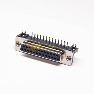 D-sub25 Socket D R/A PCB Montaggio 25 Modo