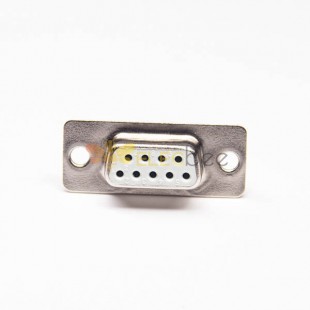 Rs232 9 pin D sub Standard Type Zinc Alloy D-sub 9 Pin Female Stamped Contact Board Mount Connector 20pcs
