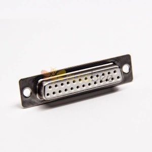 Standard 25 Pin Female D SUB Connector Solder Type for Cable