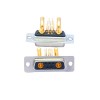  7W2 D-SUB Female Right Angled Through Hole 10A 20A 30A 40A Gold Plated Machine pin