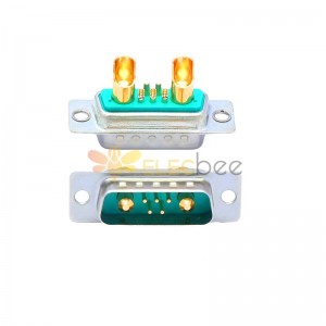 7W2 D-SUB High Current Male Straight Solder Type 10A 20A 30A 40A Machine pin 