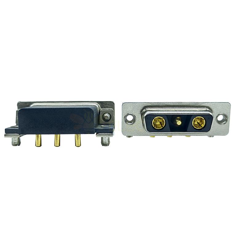 D SUB 3芯 连接器 弯插 母 插板 3芯 1排 3V3