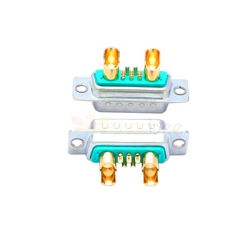 7W2 D-SUB High Current Male Straight Solder Type 10A 20A 30A 40A Machine pin 