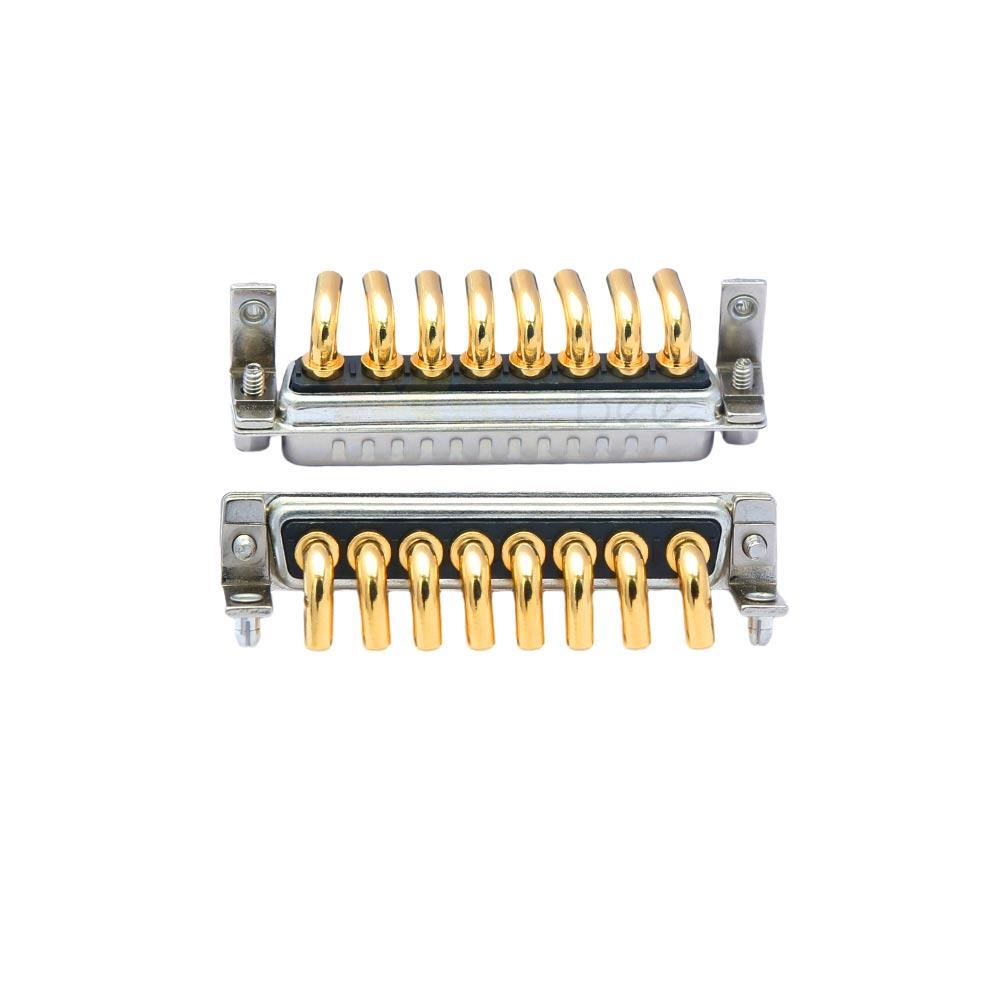 8W8 DB Male Right Angled Through Hole 10A 20A 30A 40A Gold Plated 