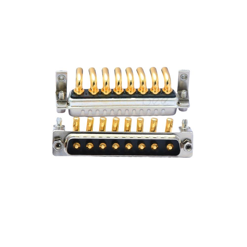 8W8 DB Male Right Angled Through Hole 10A 20A 30A 40A Gold Plated 