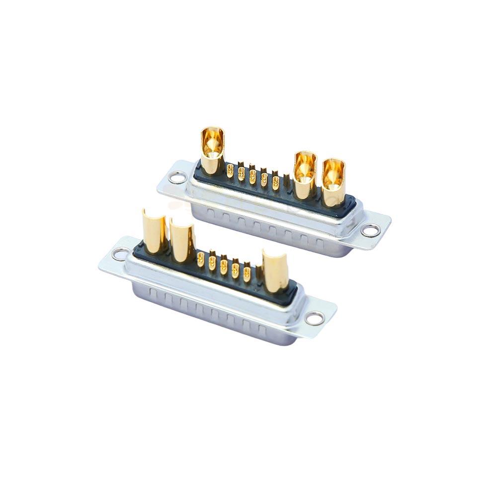 DB13W3 Male Straight Solder Type 10A 20A 30A 40A Gold Plated 