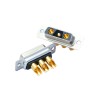 D-SUB 3V3 High Current Female Straight Solder Type 10A Gold Plated Solid Pin Single Hole