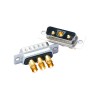 D-SUB 3V3 High Current Male Straight Solder Type 30A Gold Plated Solid Pin Single Hole